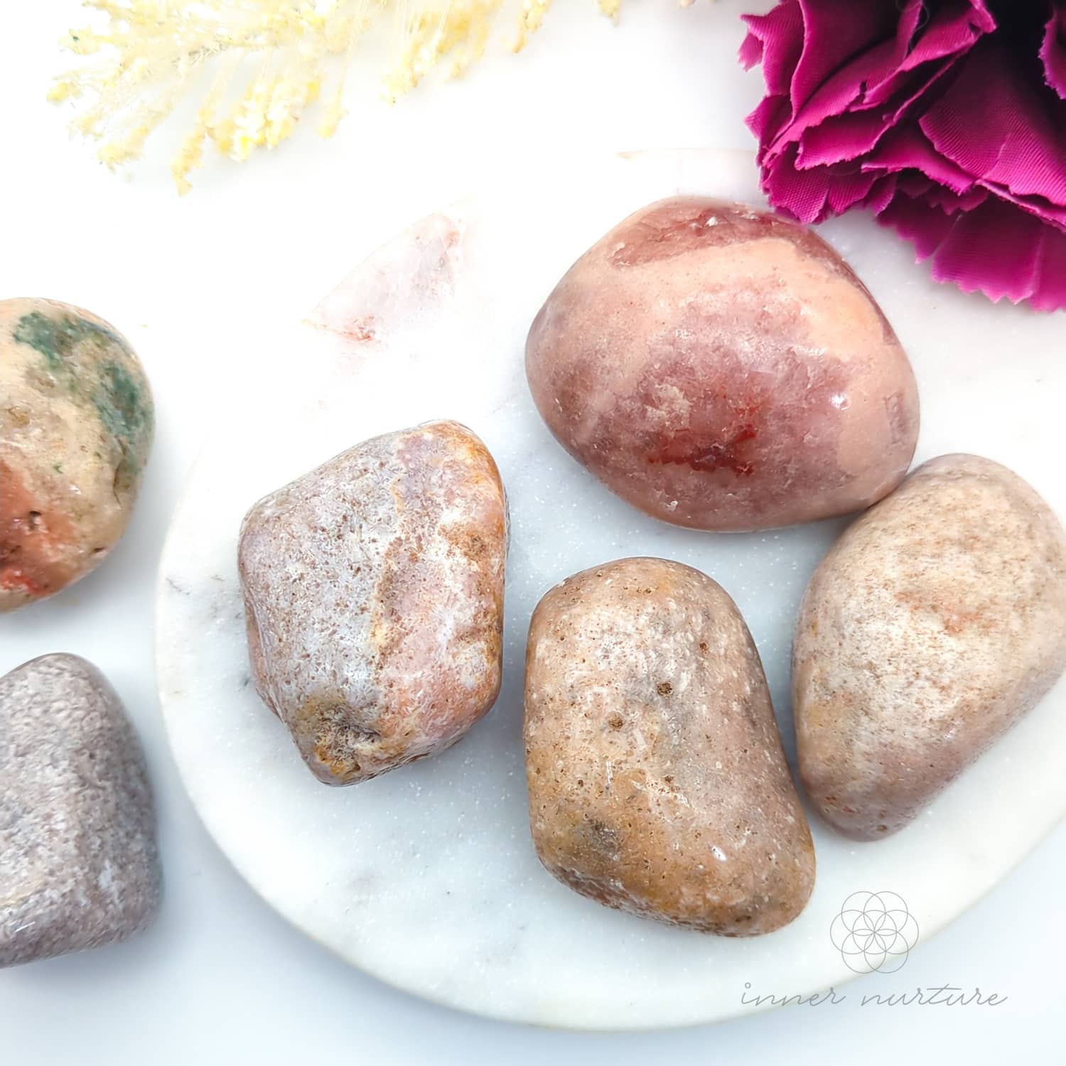 Pink Amethyst Tumble | Natural Pink Amethyst Crystal | Inner Nurture