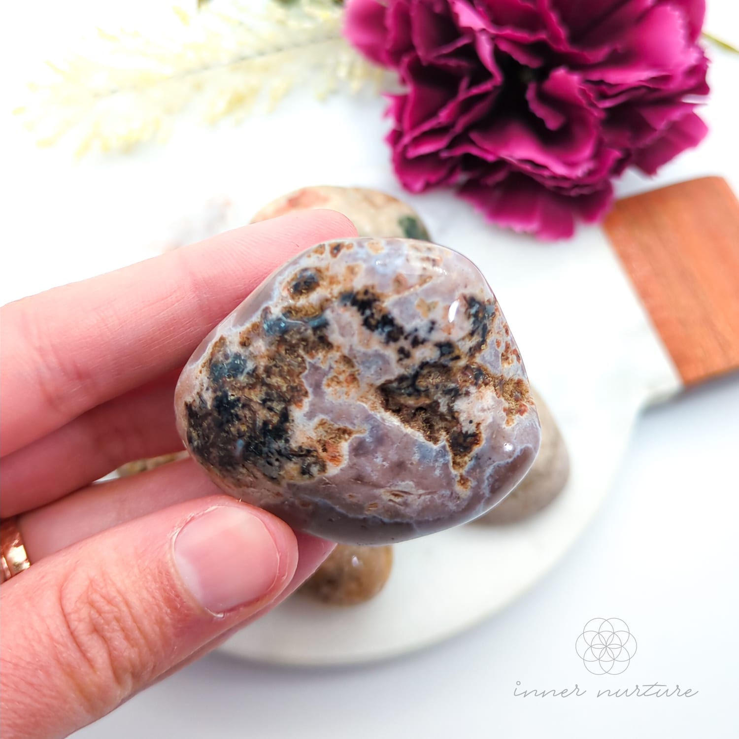 Pink Amethyst Tumble | Natural Pink Amethyst Crystal | Inner Nurture