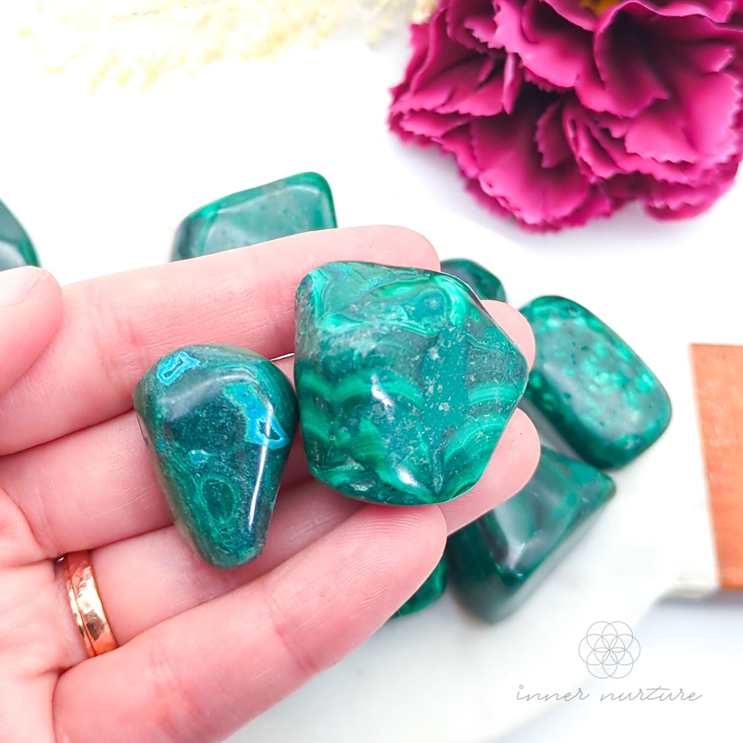 Malachite Tumble | Natural Malachite Crystal | Inner Nurture
