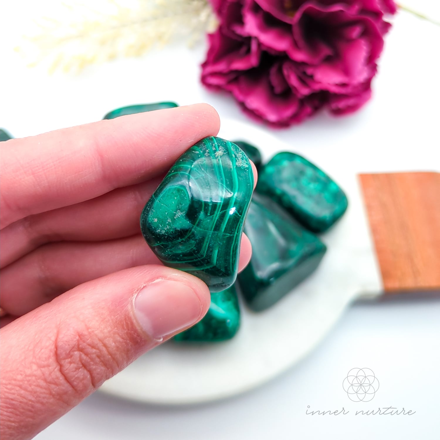 Malachite Tumble | Natural Malachite Crystal | Inner Nurture