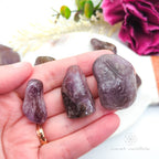 Super Seven Amethyst Tumble | Natural Amethyst Crystal With Inclusions | Inner Nurture