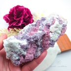 Pink Tourmaline Specimen #2 | Raw Rubellite Crystal (In Matrix) Australia | Inner Nurture