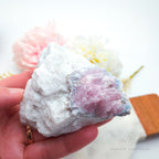 Pink Tourmaline Specimen #3 | Raw Rubellite Crystal (In Matrix) Australia | Inner Nurture