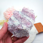 Pink Tourmaline Specimen #4 | Raw Rubellite Crystal (In Matrix) Australia | Inner Nurture
