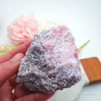 Pink Tourmaline Specimen #5 | Raw Rubellite Crystal (In Matrix) Australia | Inner Nurture