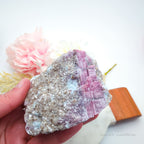 Pink Tourmaline Specimen #6 | Raw Rubellite Crystal (In Matrix) Australia | Inner Nurture