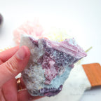 Pink Tourmaline Specimen #9 | Raw Rubellite Crystal (In Matrix) Australia | Inner Nurture