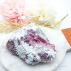 Pink Tourmaline Specimen #12 | Raw Rubellite Crystal (In Matrix) Australia | Inner Nurture