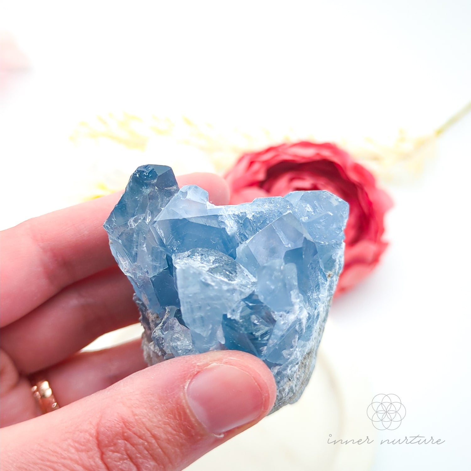 Celestite Cluster #4 | Natural Celestite Specimen Australia | Inner Nurture