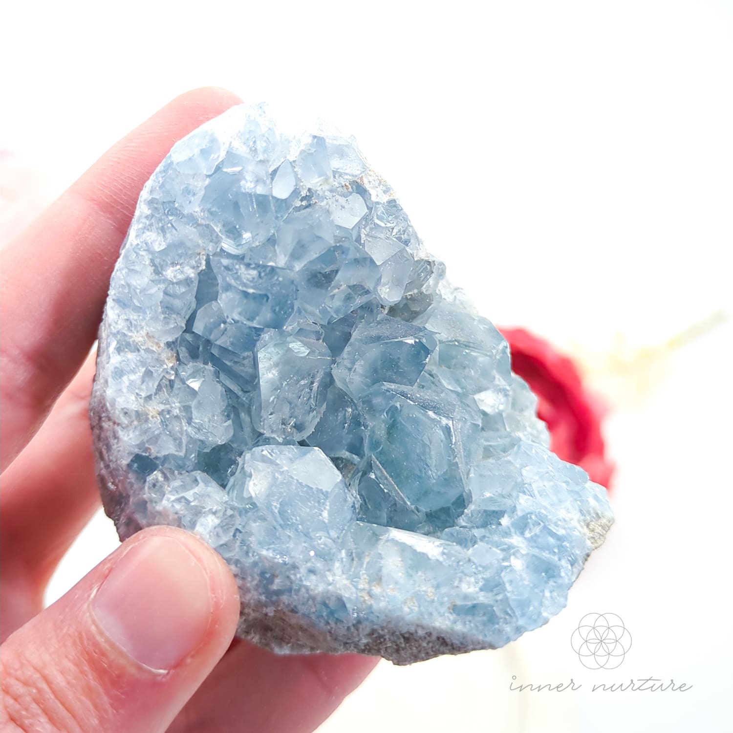 Celestite Cluster #14 | Natural Celestite Specimen Australia | Inner Nurture