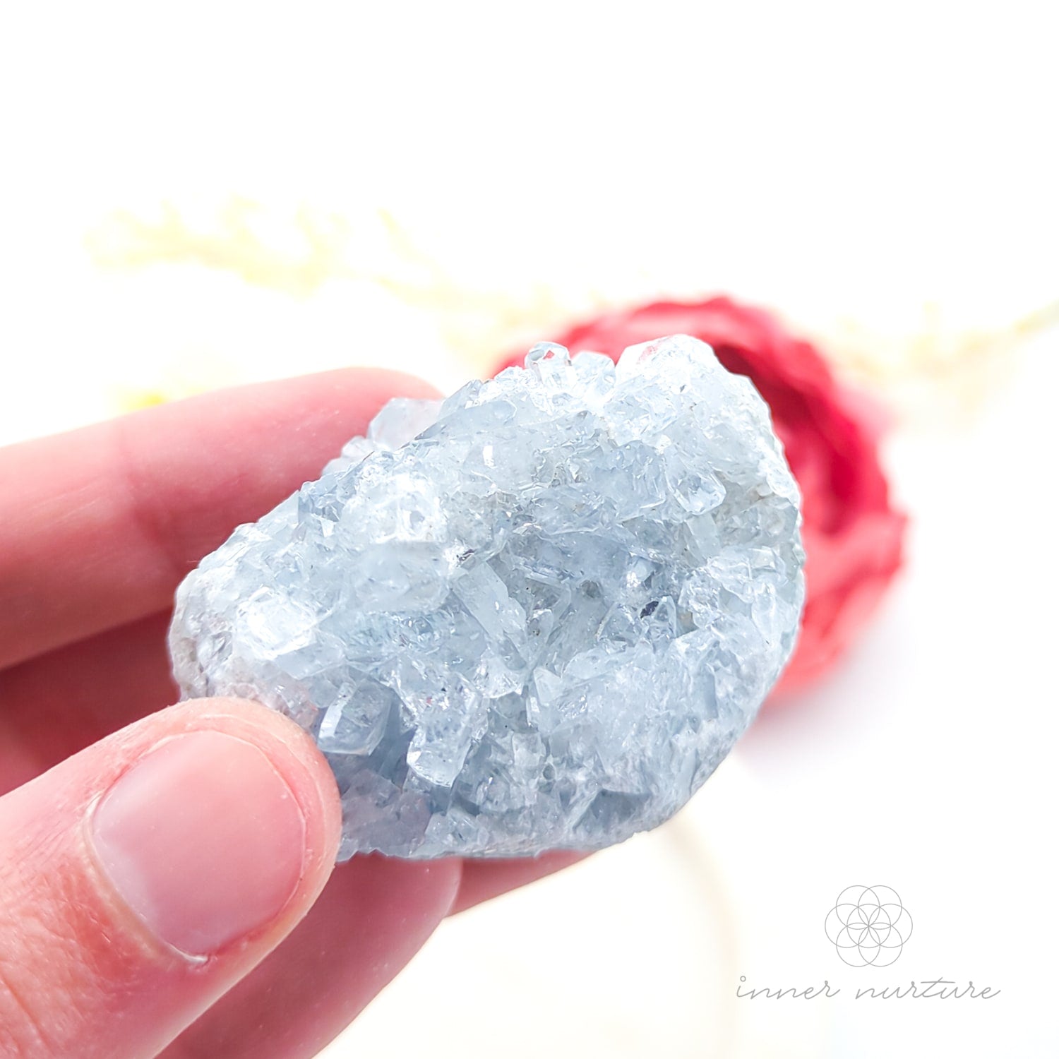Celestite Cluster #15 | Natural Celestite Specimen Australia | Inner Nurture
