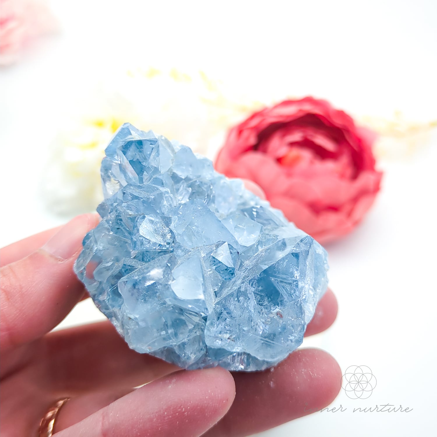 Celestite Cluster #23 | Natural Celestite Specimen Australia | Inner Nurture