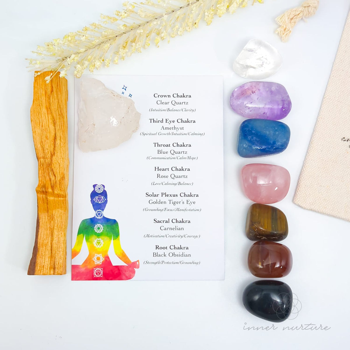 Chakra Balancing Crystal Kit | Shop Crystals Online Australia - Inner Nurture