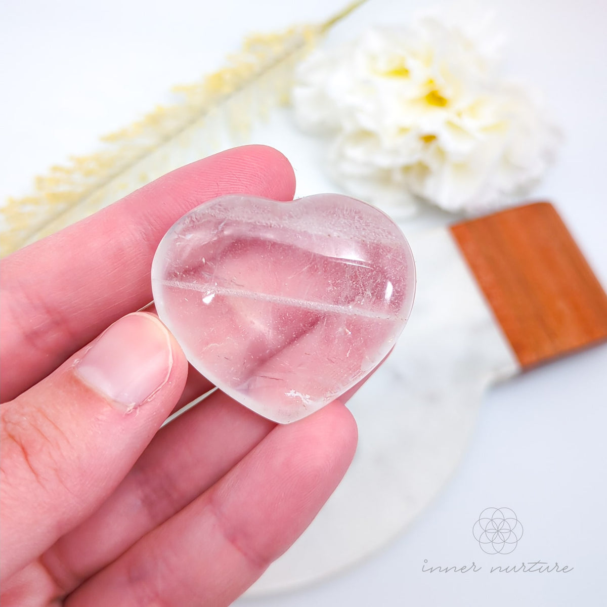 Clear Quartz Heart | Shop Crystals Online Australia - Inner Nurture