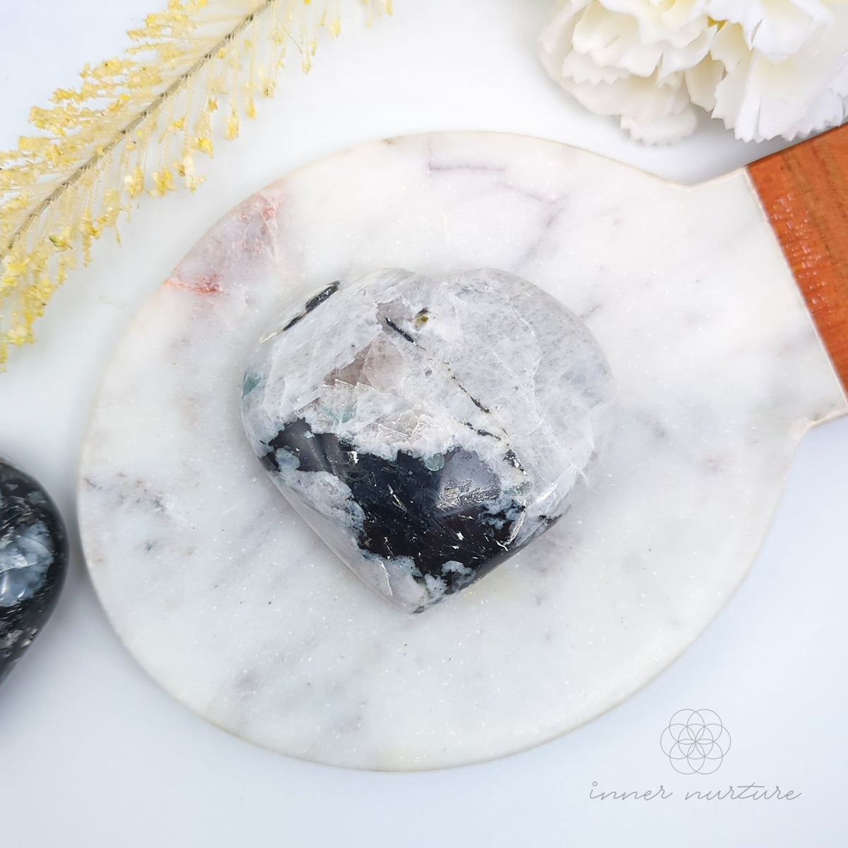 Rainbow Moonstone Heart | Shop Crystals Online Australia - Inner Nurture
