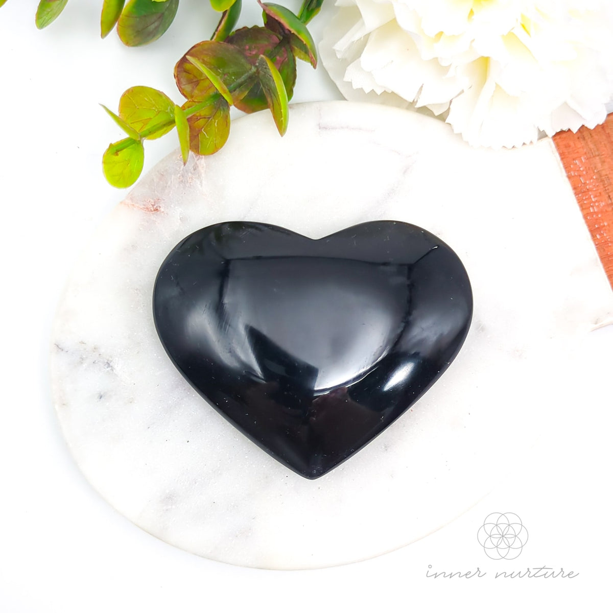 Black Obsidian Heart | Shop Crystals Online Australia - Inner Nurture