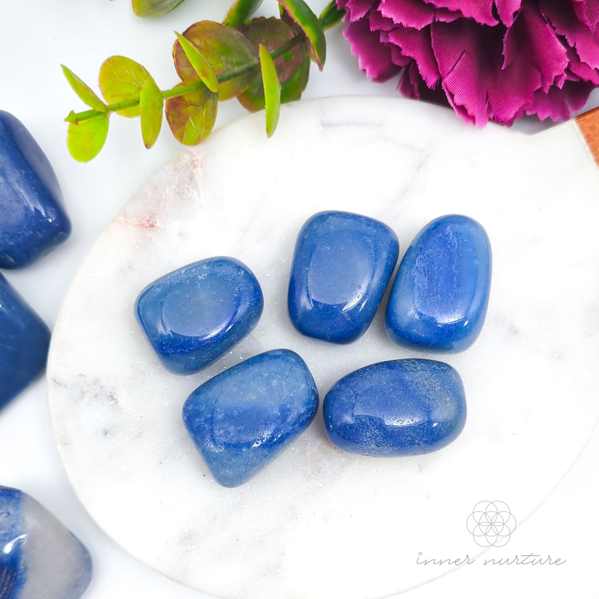 Blue Quartz Tumble | Shop Crystals Online Australia - Inner Nurture