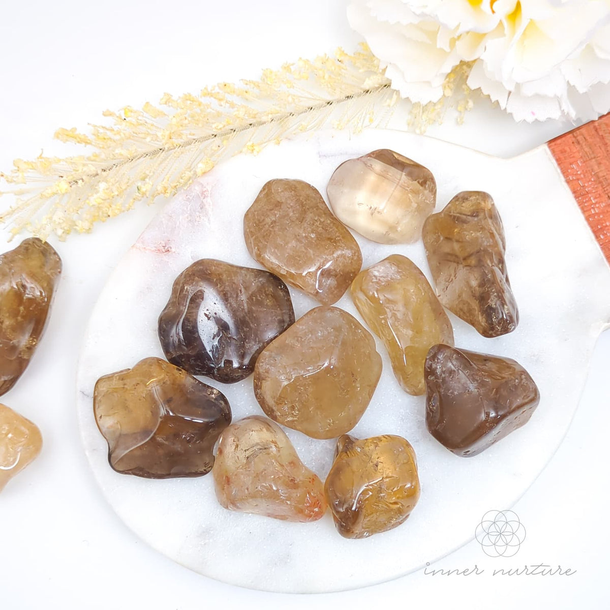 Citrine Tumble (Genuine Natural, Rare) | Shop Crystals Online Australia - Inner Nurture