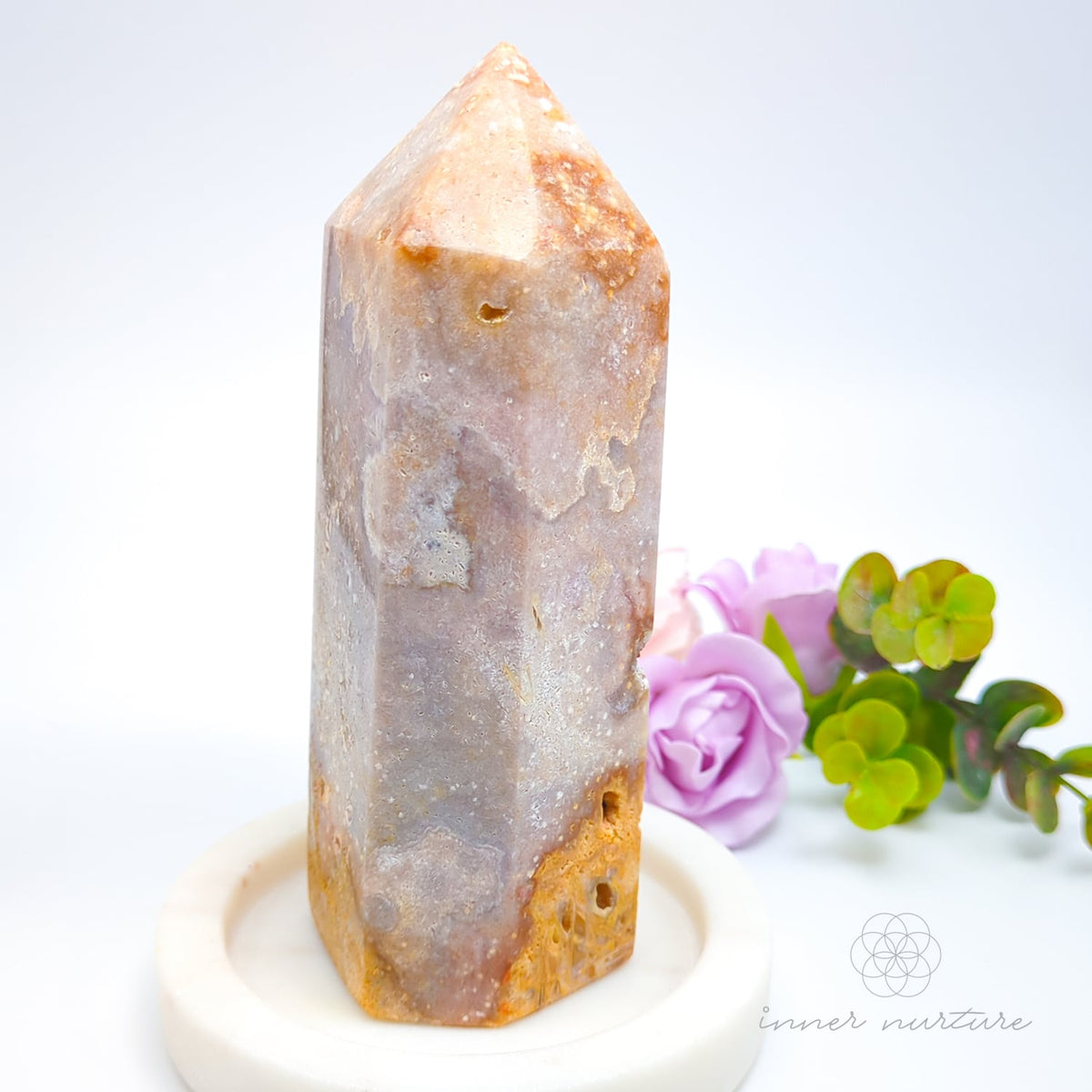 Pink Amethyst Tower | #2 - Shop Crystals Online Australia - Inner Nurture