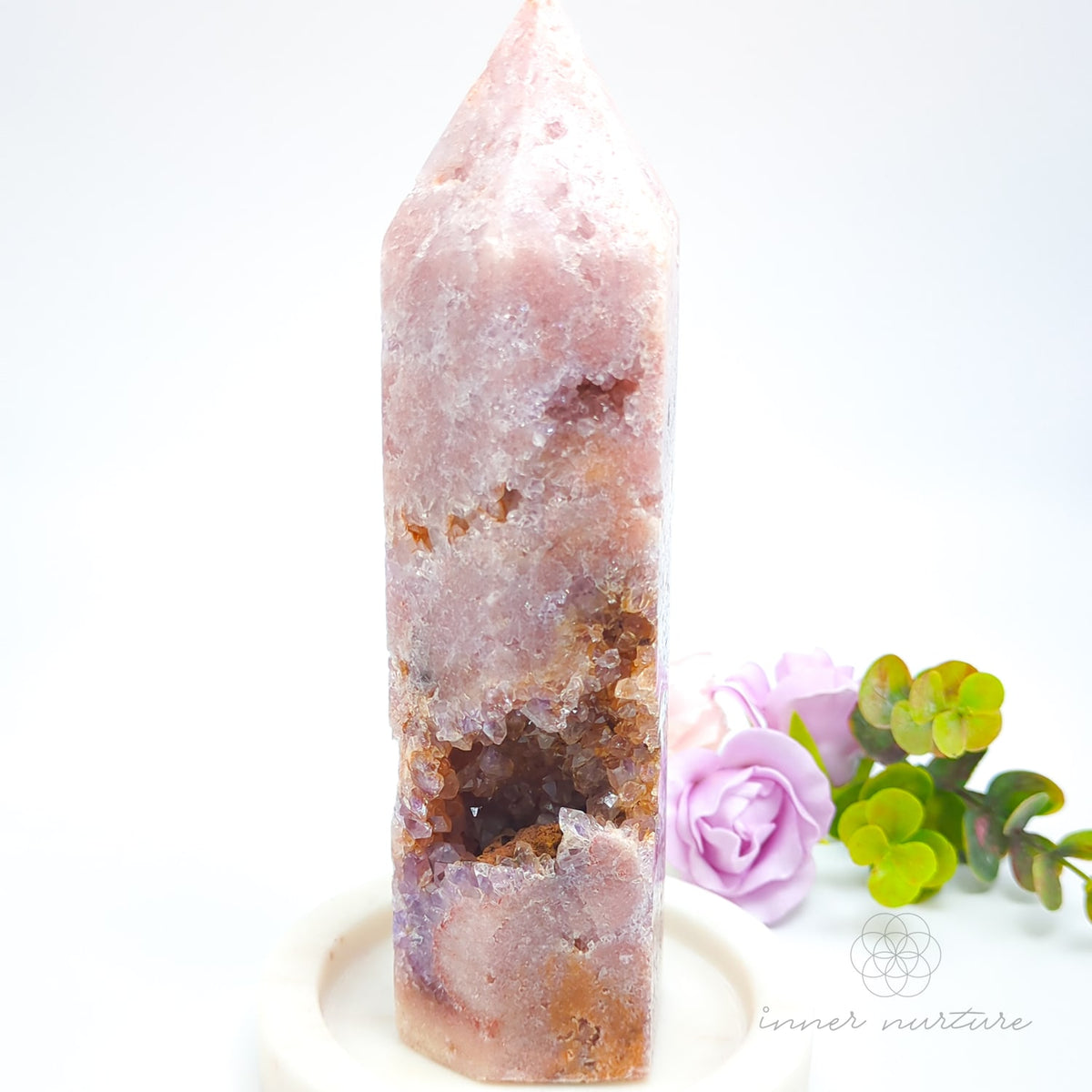 Pink Amethyst Tower | #1 - Shop Crystals Online Australia - Inner Nurture