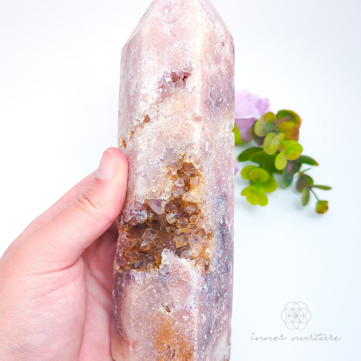 Pink Amethyst Tower | #1 - Shop Crystals Online Australia - Inner Nurture