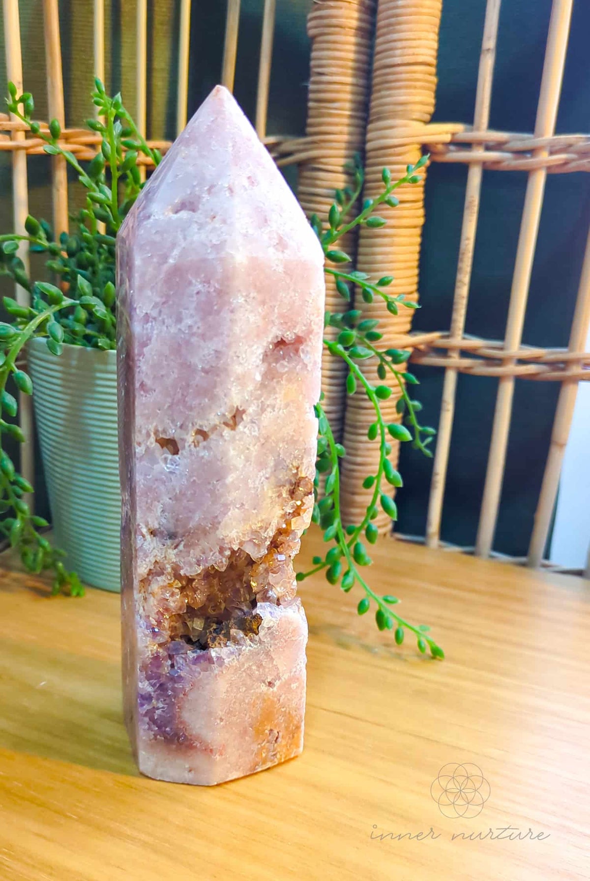 Pink Amethyst Tower | #1 - Shop Crystals Online Australia - Inner Nurture