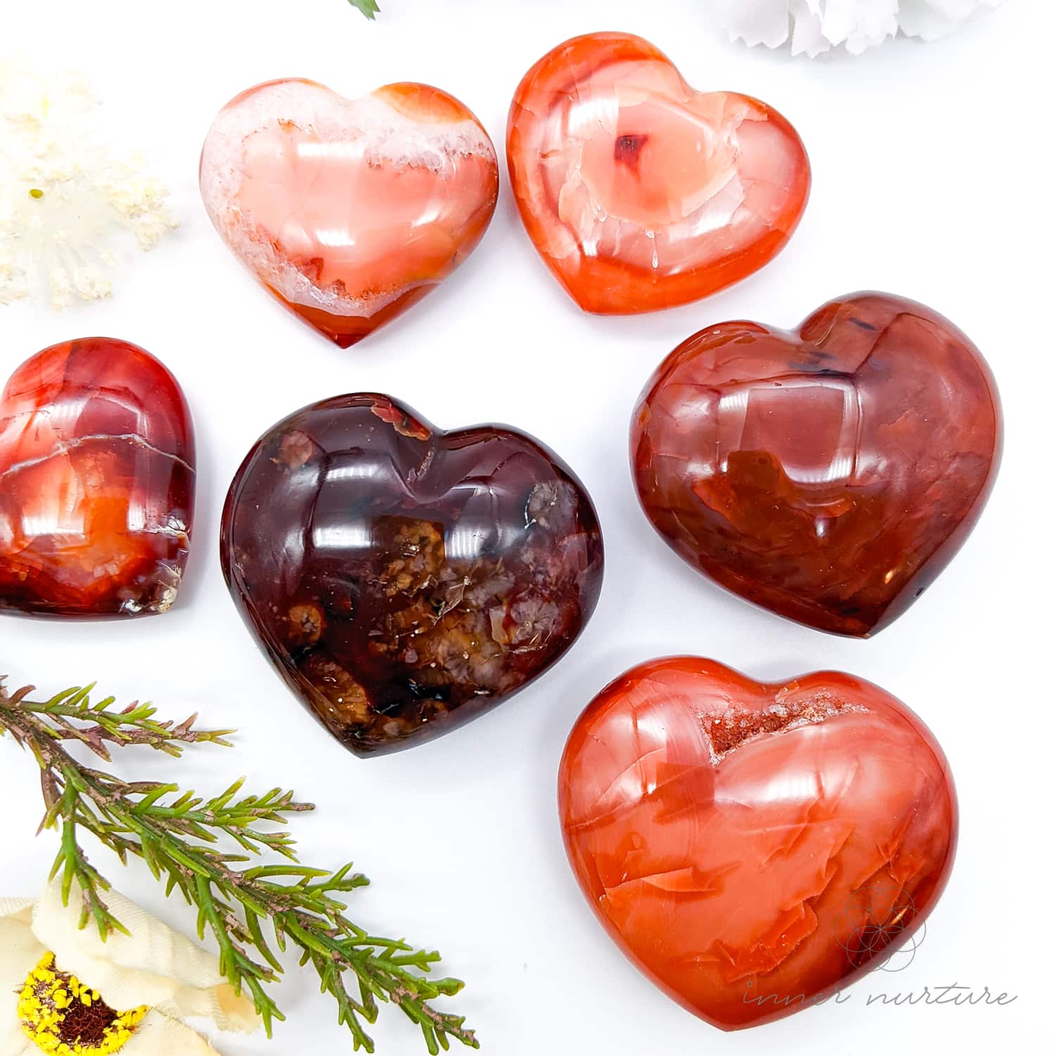 Carnelian Heart | Crystal Shop Australia - Inner Nurture