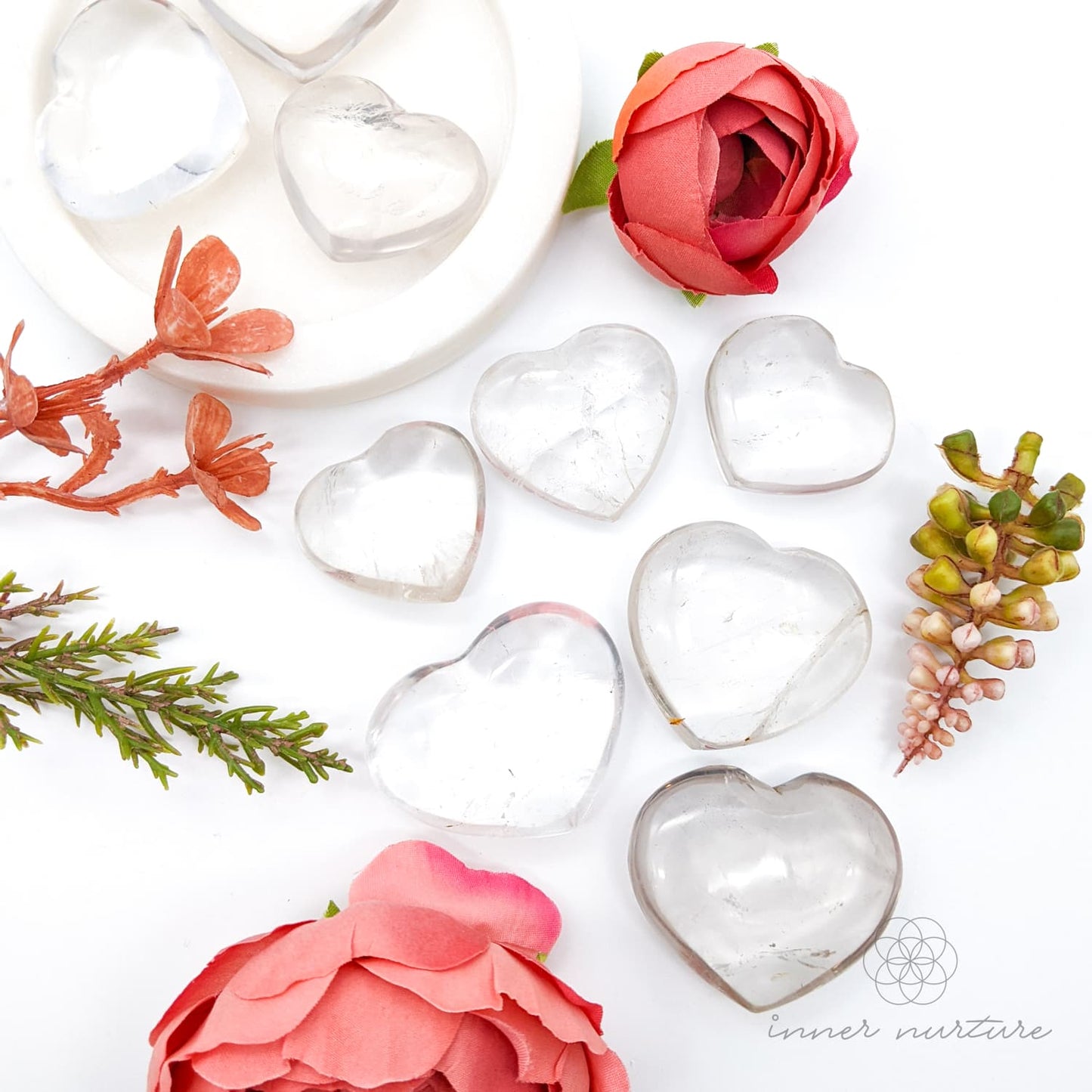 Clear Quartz Heart | Crystal Shop Australia - Inner Nurture