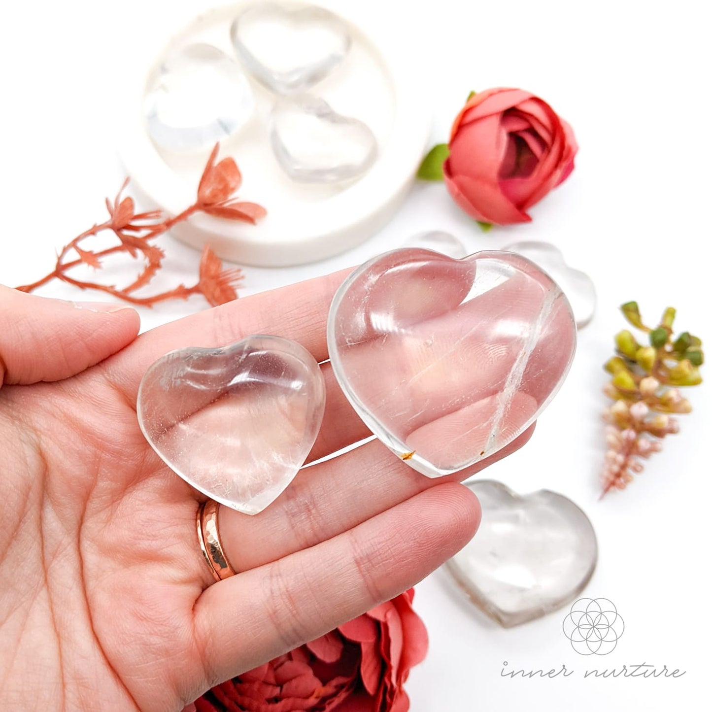 Clear Quartz Heart | Crystal Shop Australia - Inner Nurture