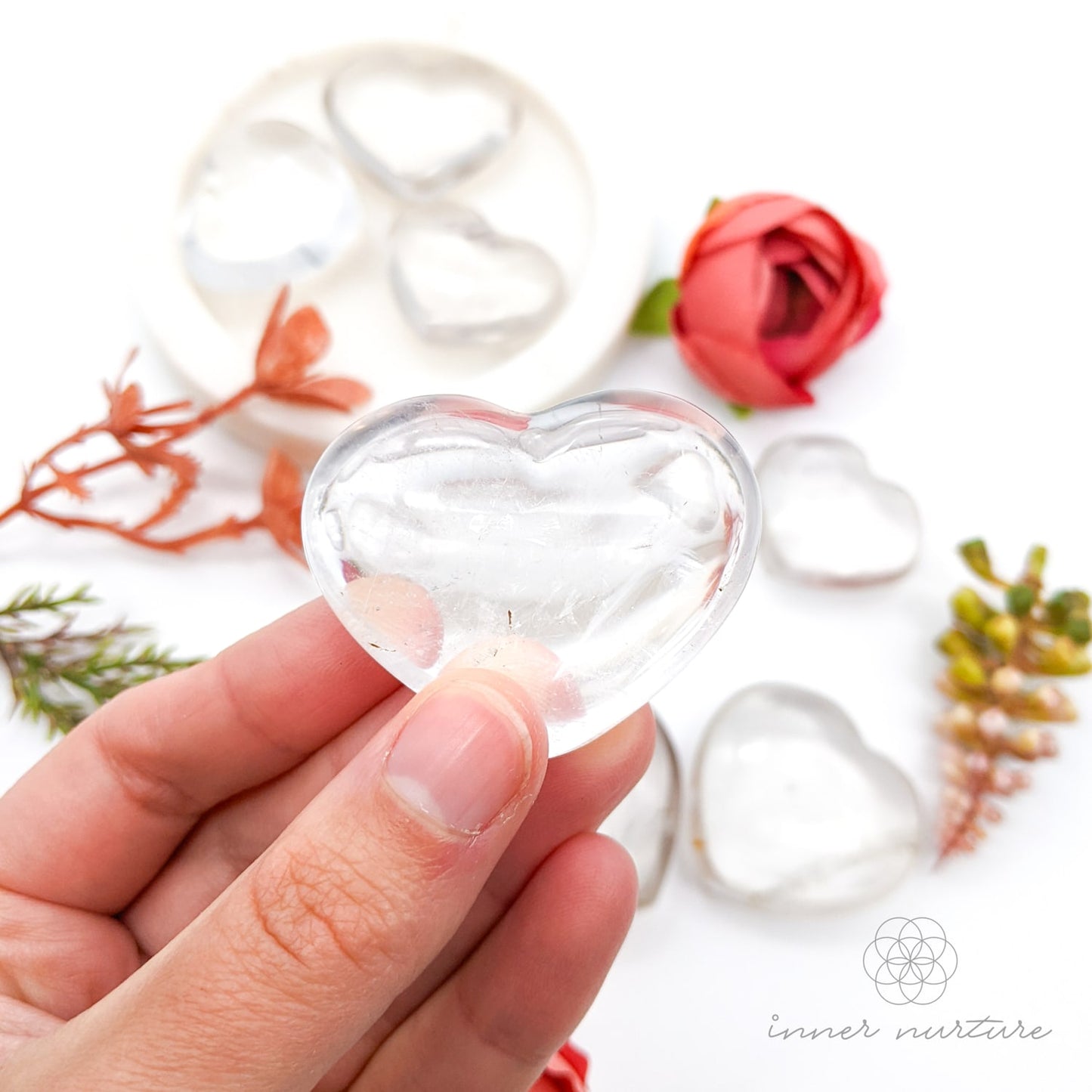 Clear Quartz Heart | Crystal Shop Australia - Inner Nurture