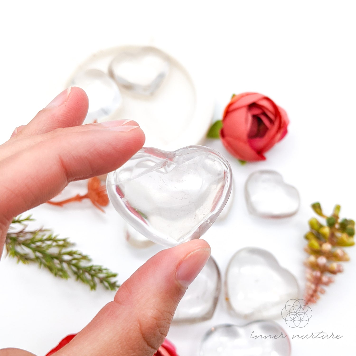 Clear Quartz Heart | Crystal Shop Australia - Inner Nurture