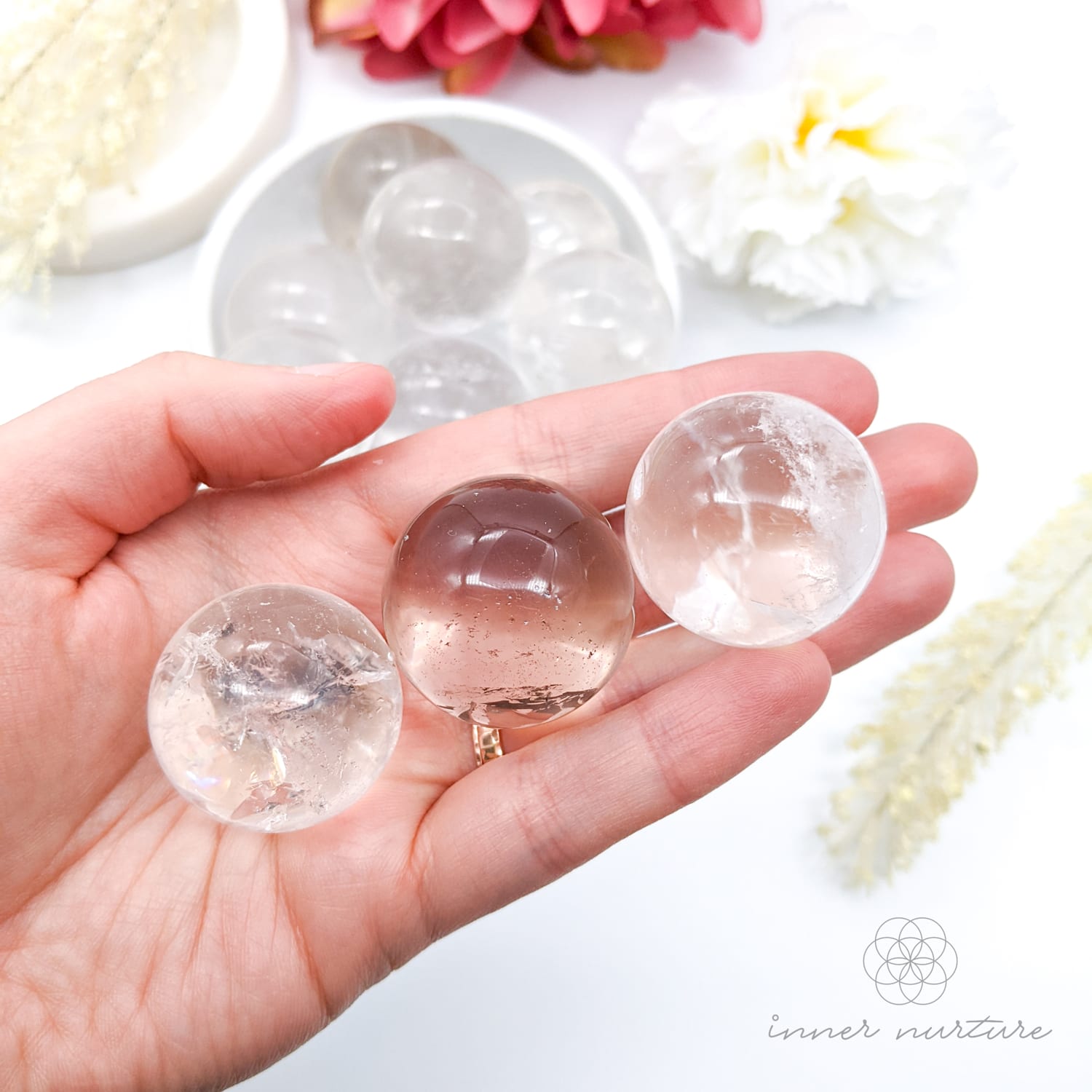 Clear Quartz Sphere | Crystal Shop Australia - Inner Nurture