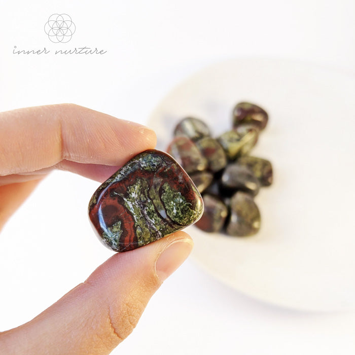 Dragon's Blood Jasper Tumble - Inner Nurture | Crystal Shop Australia 