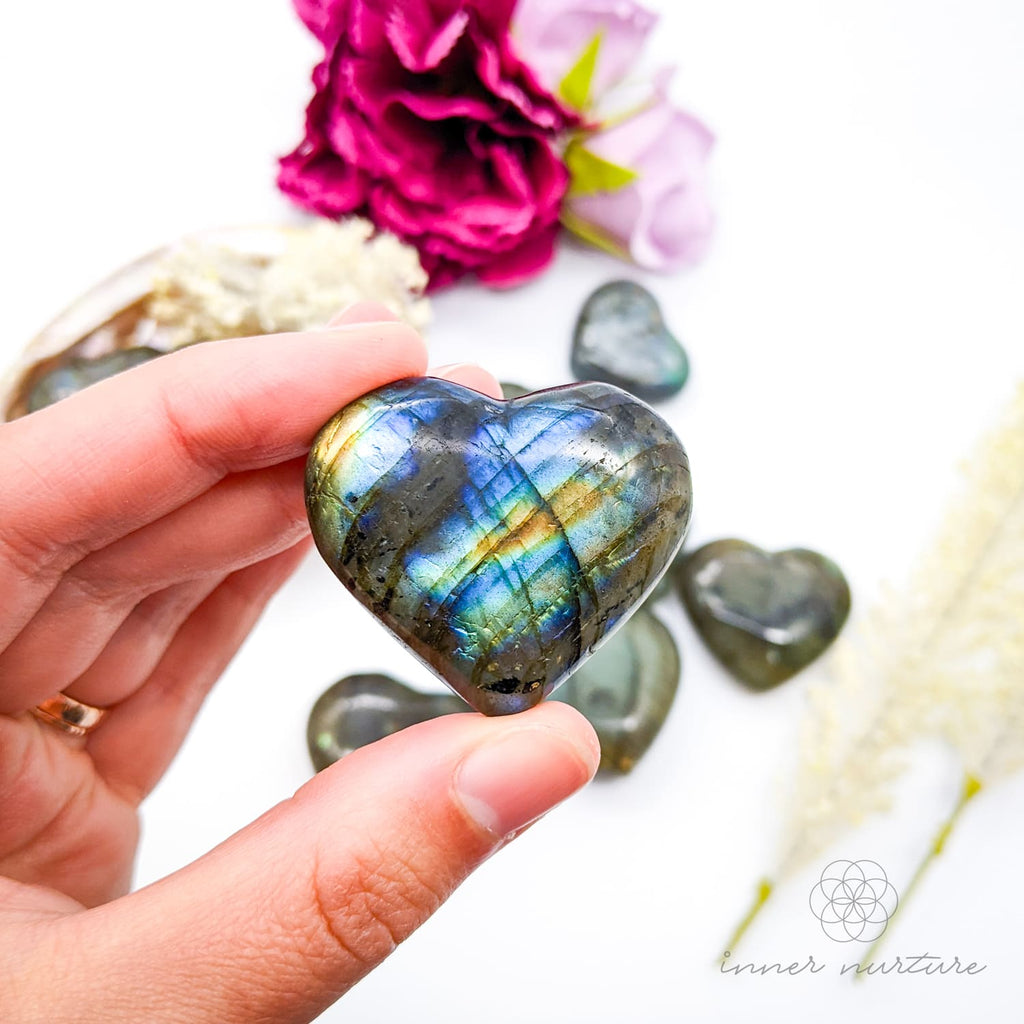 Labradorite Heart | Crystal Shop Australia - Inner Nurture