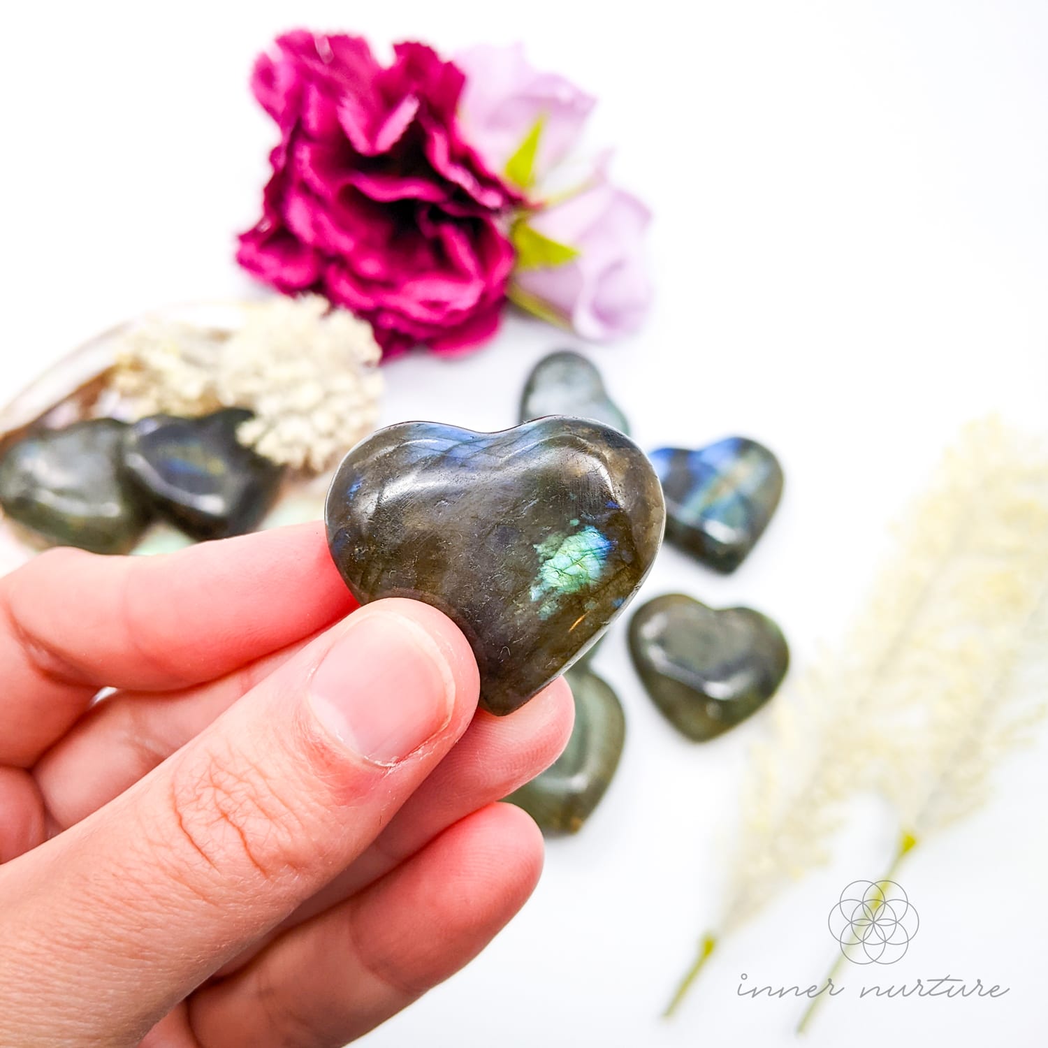 Labradorite Heart | Crystal Shop Australia - Inner Nurture