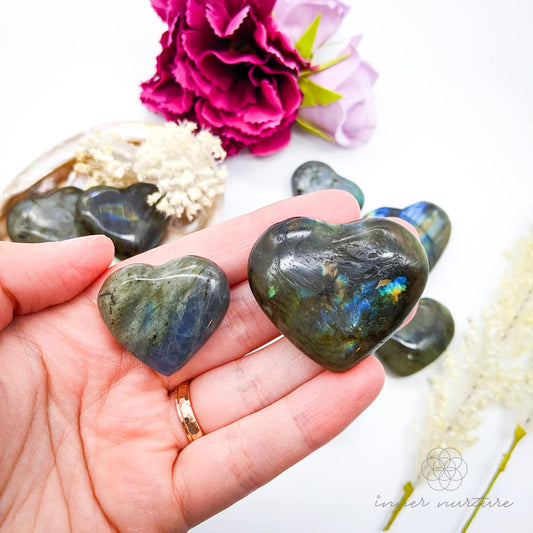 Labradorite Heart | Crystal Shop Australia - Inner Nurture