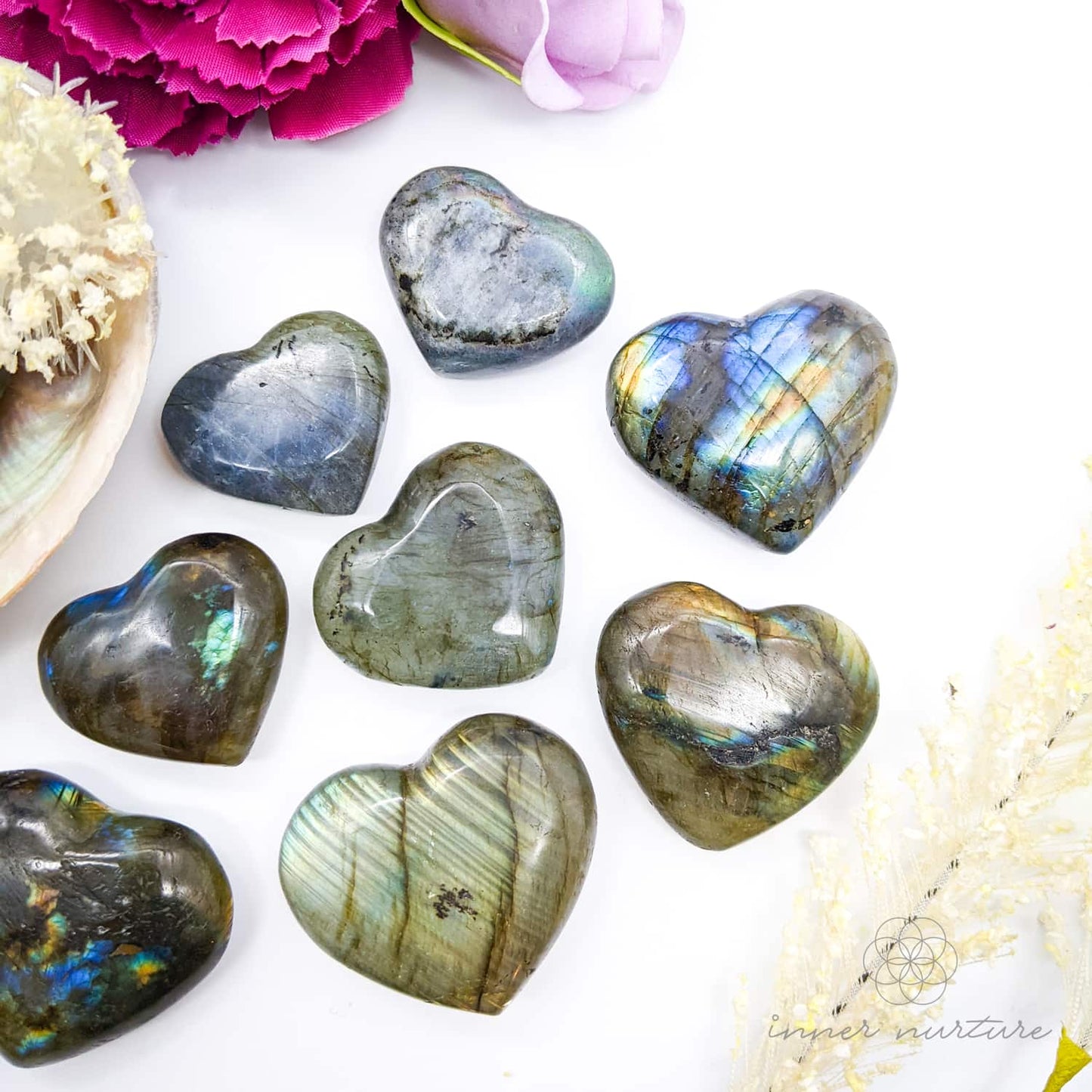 Labradorite Heart | Crystal Shop Australia - Inner Nurture