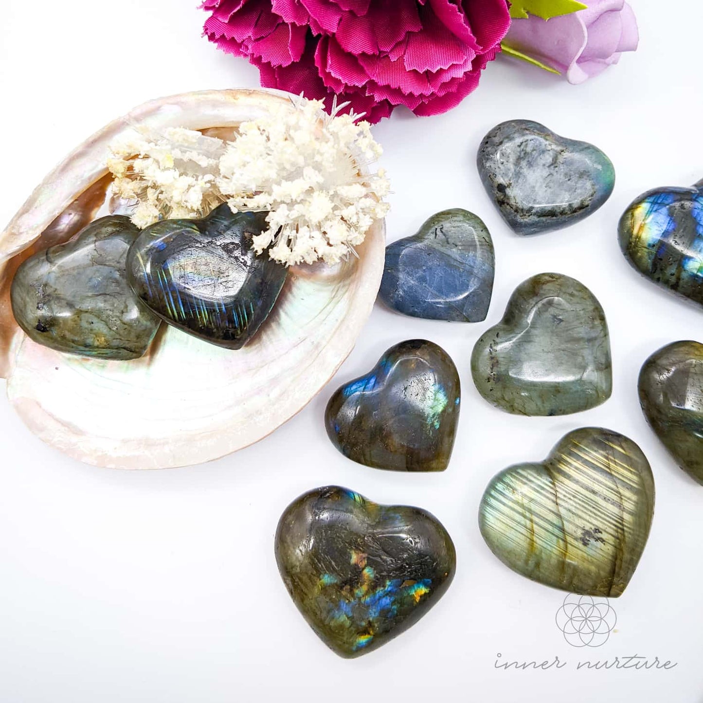 Labradorite Heart | Crystal Shop Australia - Inner Nurture