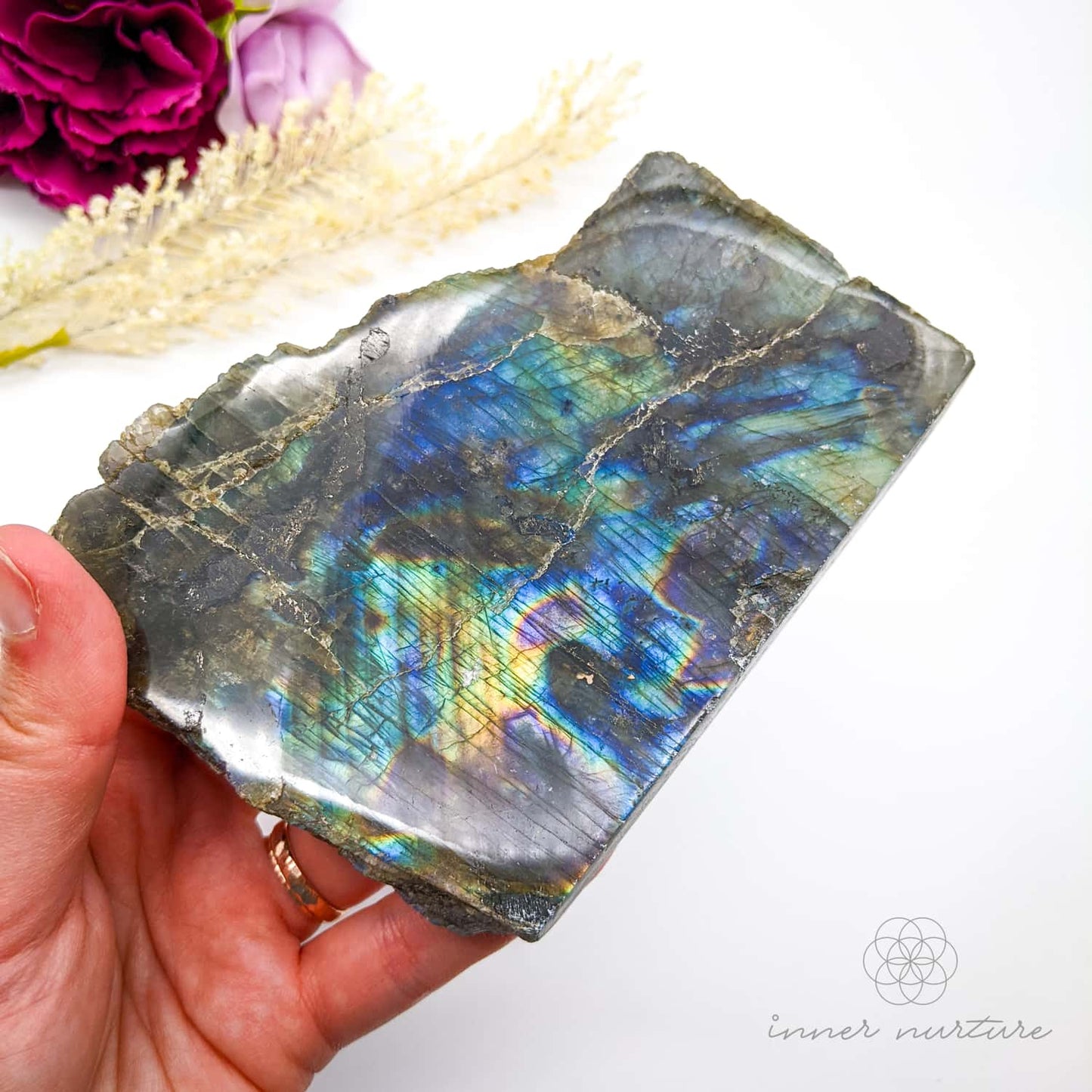 Labradorite Polished Slice - #2 | Crystal Shop Australia - Inner Nurture