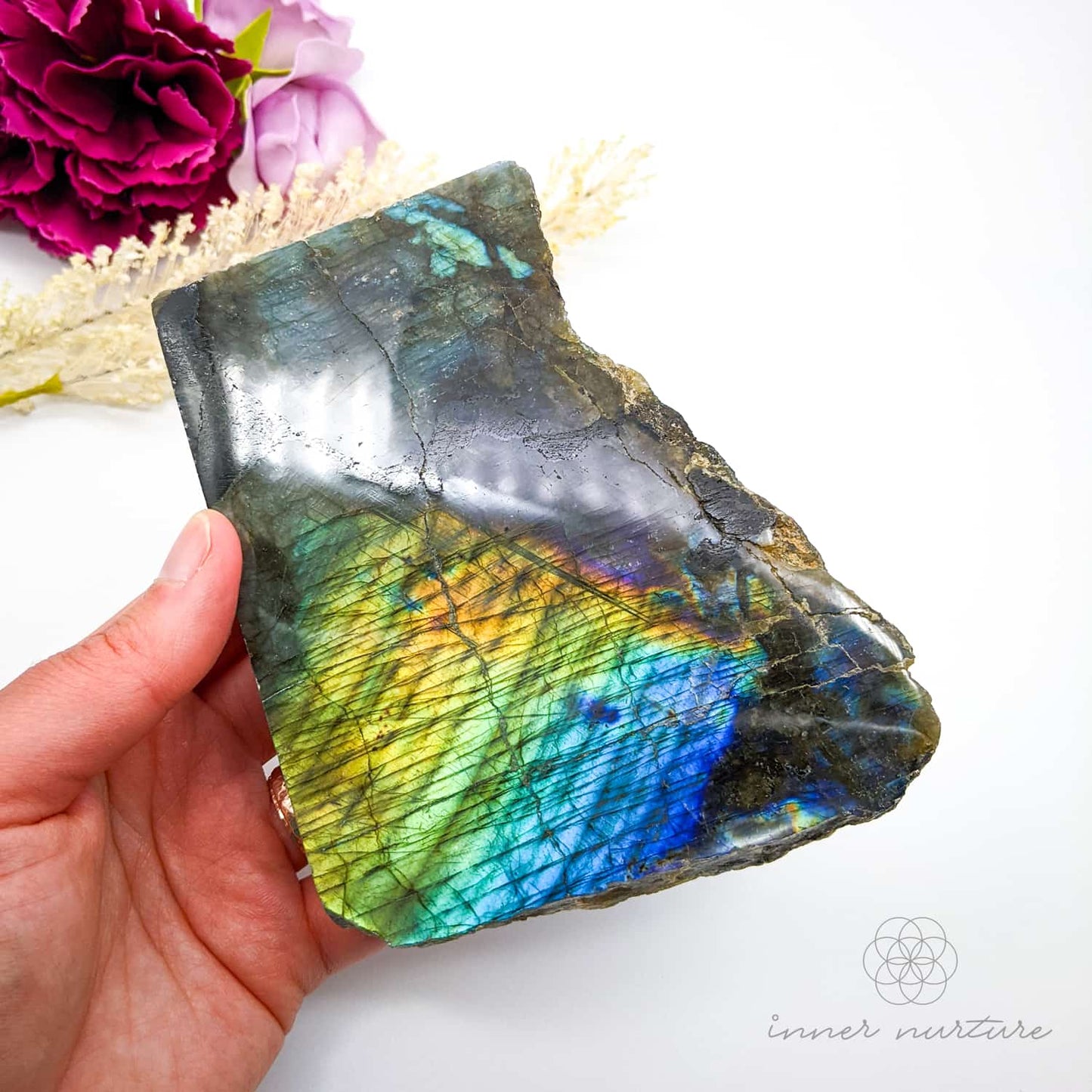 Labradorite Polished Slice - #2 | Crystal Shop Australia - Inner Nurture