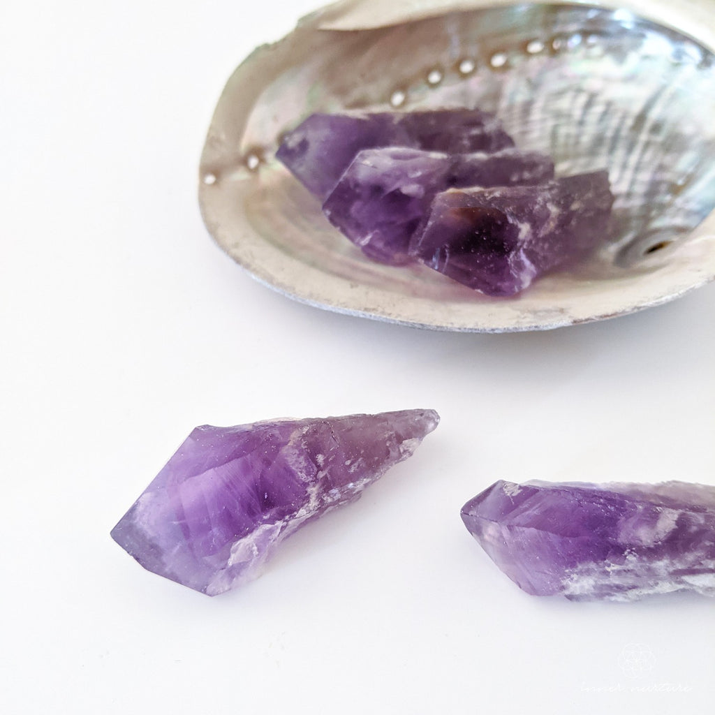 amethyst elestial - crystal point - inner nurture online shop  australia