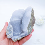 Blue Lace Agate Geode - 731g | Beautiful, High Vibe Crystals & Healing Tools | Shop Crystals Online Australia