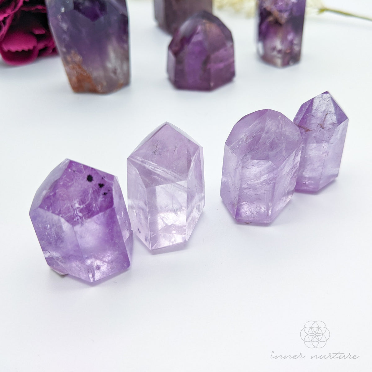 Amethyst Tower | Polished Crystal Point | Inner Nurture