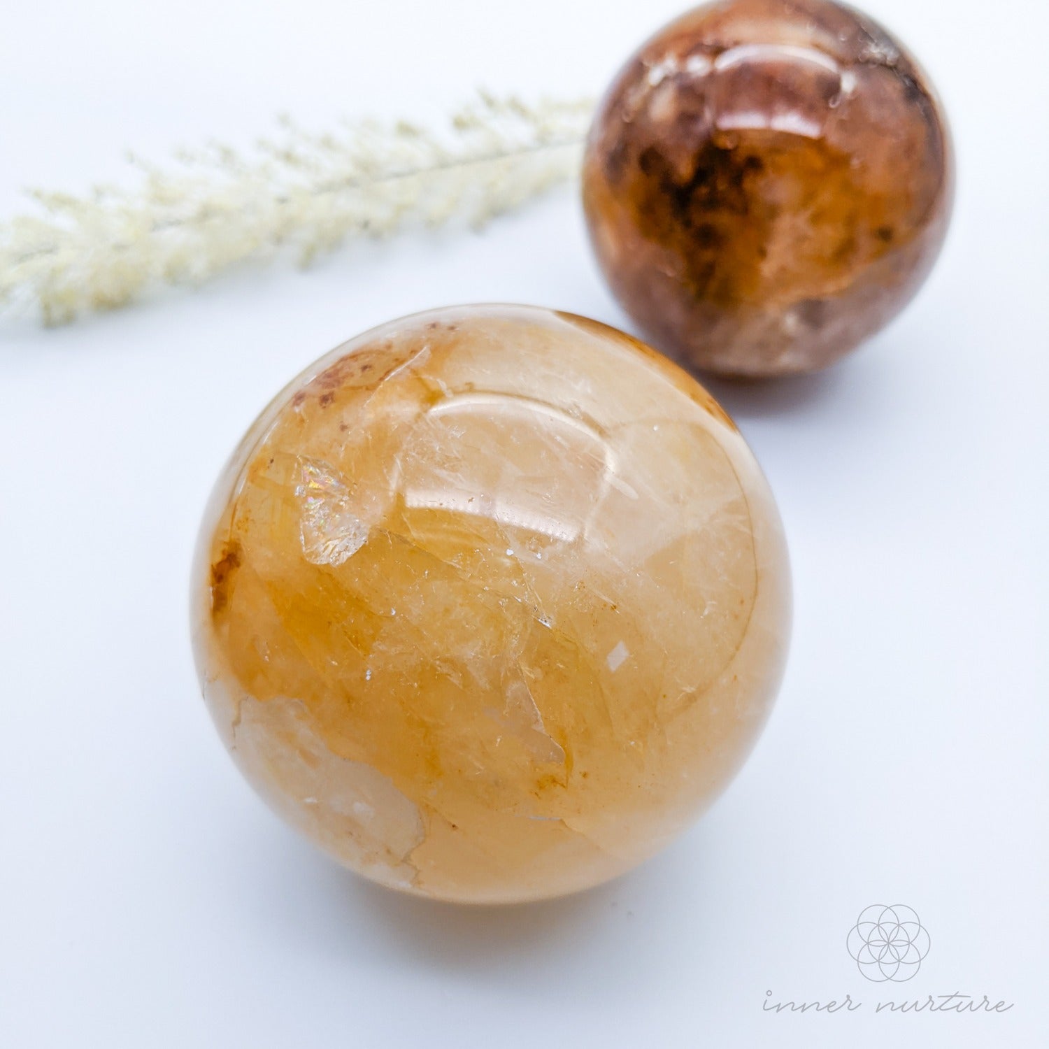Golden Healer Sphere - Beautiful Healing Crystals Australia | Inner Nurture