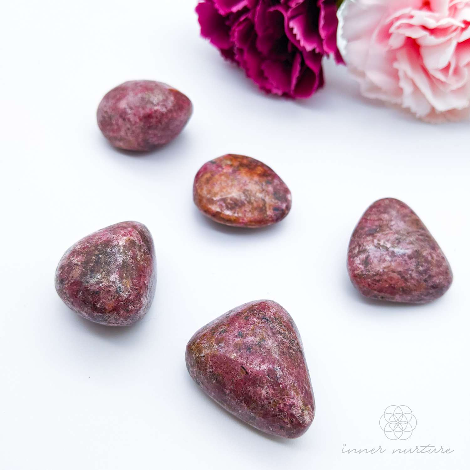 Rhodonite Palm Stone - Crystals Australia | Buy Crystals Online