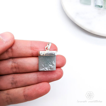 Aquamarine Pendant - Sterling Silver | Shop Crystal Jewellery Australia - Inner Nurture