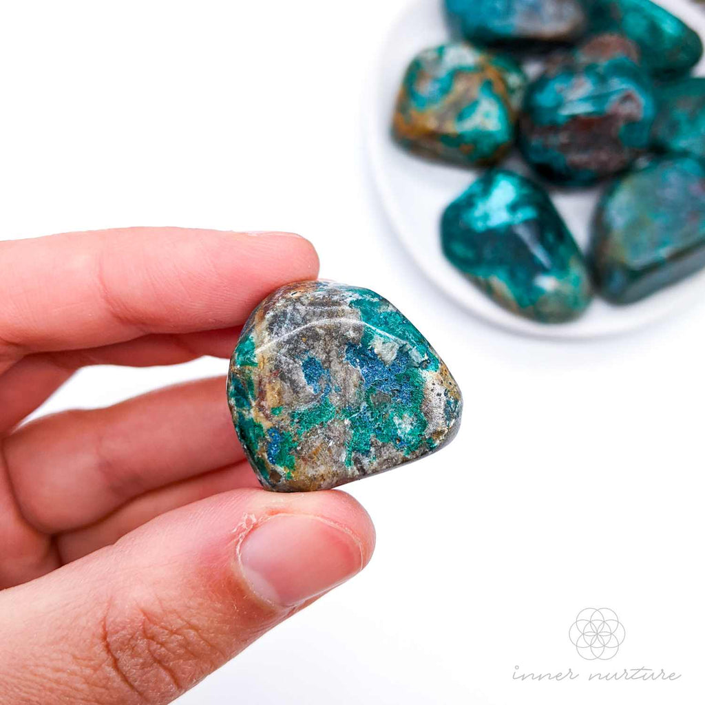 Dioptase Tumble | Crystal Shop Australia - Inner Nurture