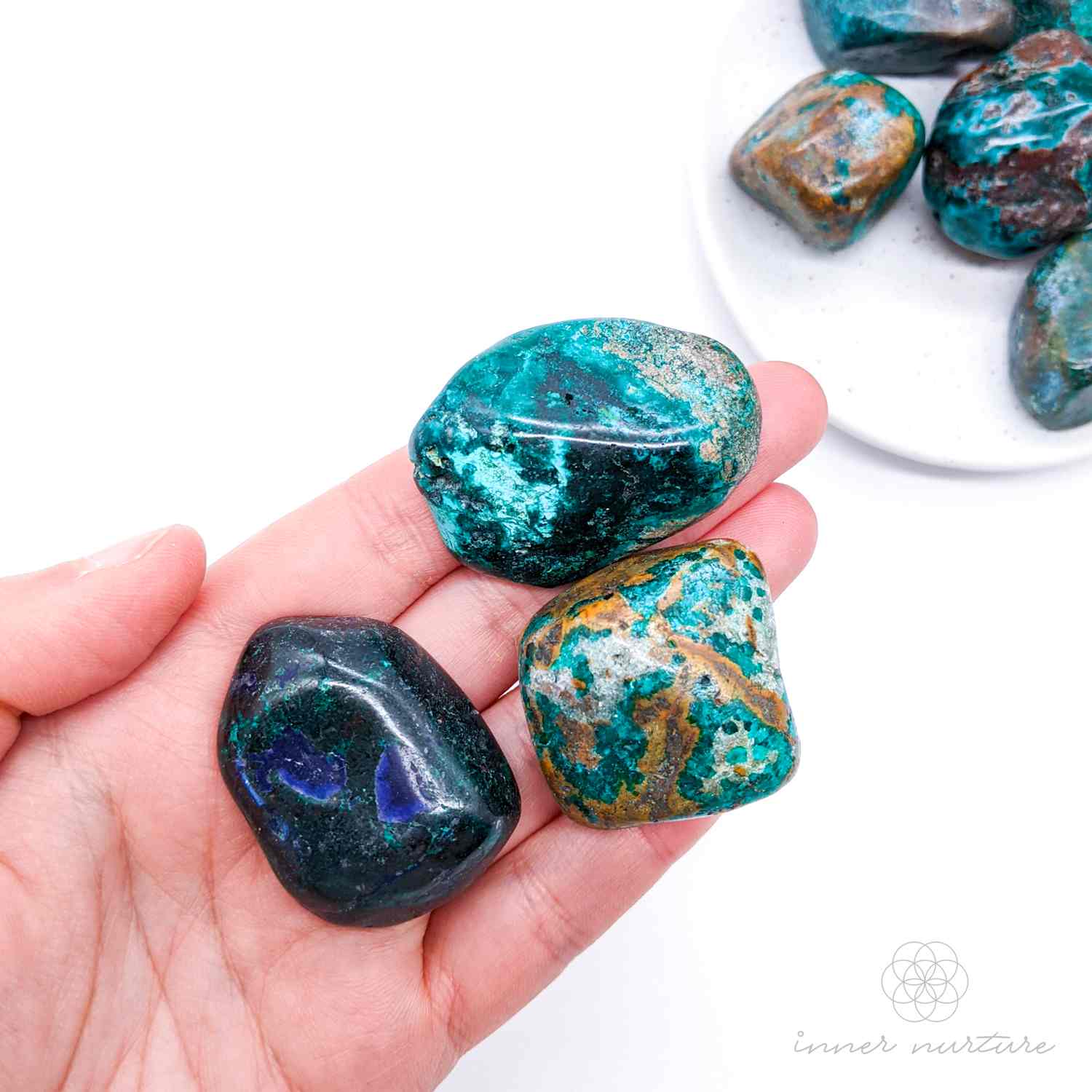 Dioptase Tumble | Crystal Shop Australia - Inner Nurture
