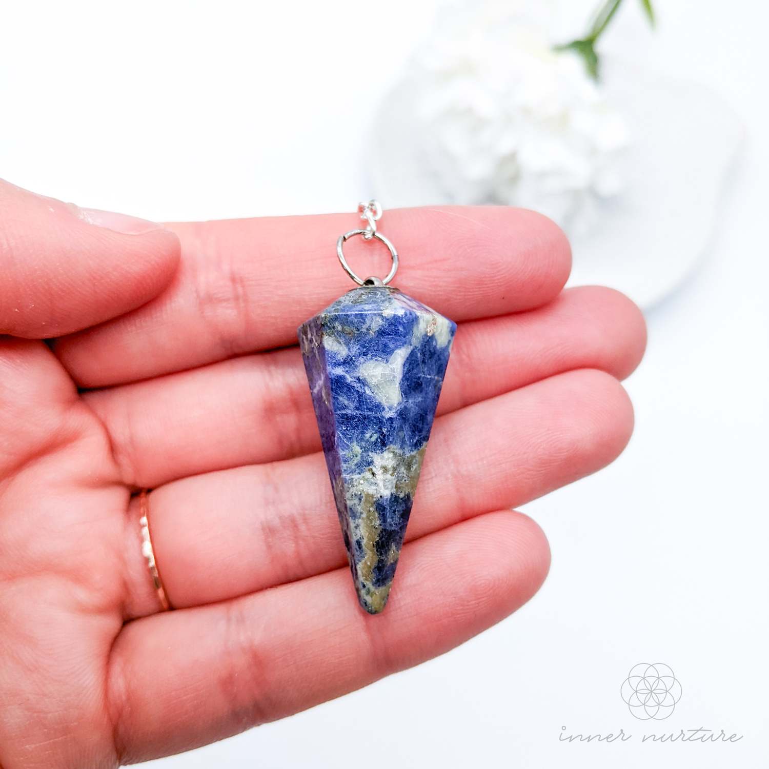Sodalite Pendulum - Crystal Shop Australia | Inner Nurture - Consciously Sourced