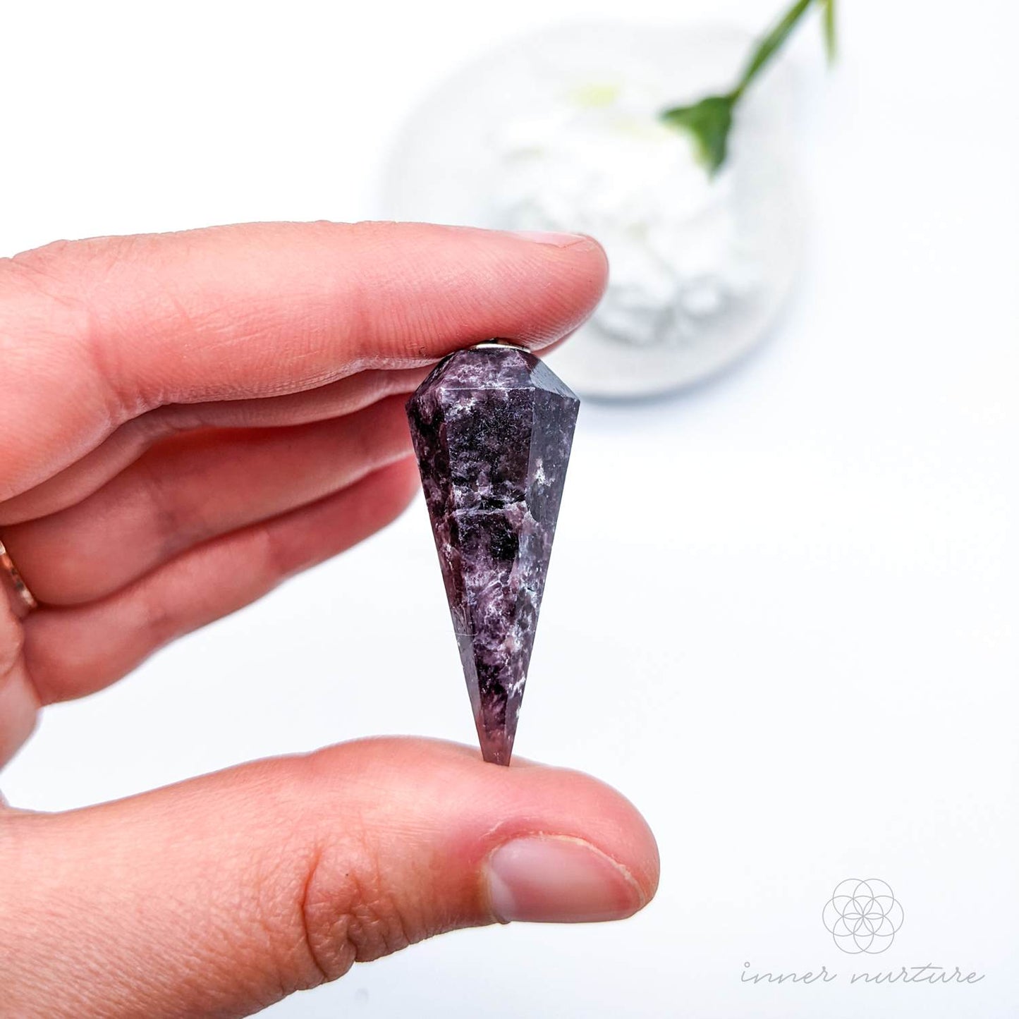 Lepidolite Pendulum - Crystal Shop Australia | Inner Nurture - Consciously Sourced